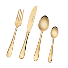 Load image into Gallery viewer, Stanley Rogers Albany 16 Pce Cutlery Set - Gold - ZOES Kitchen