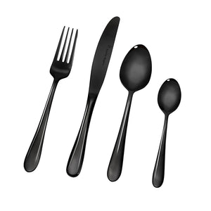 Stanley Rogers Albany 16 Pce Cutlery Set - Onyx - ZOES Kitchen