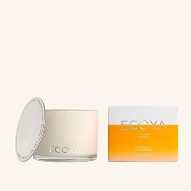 Ecoya Outdoor Candle 400g - Citronella & Lemongrass