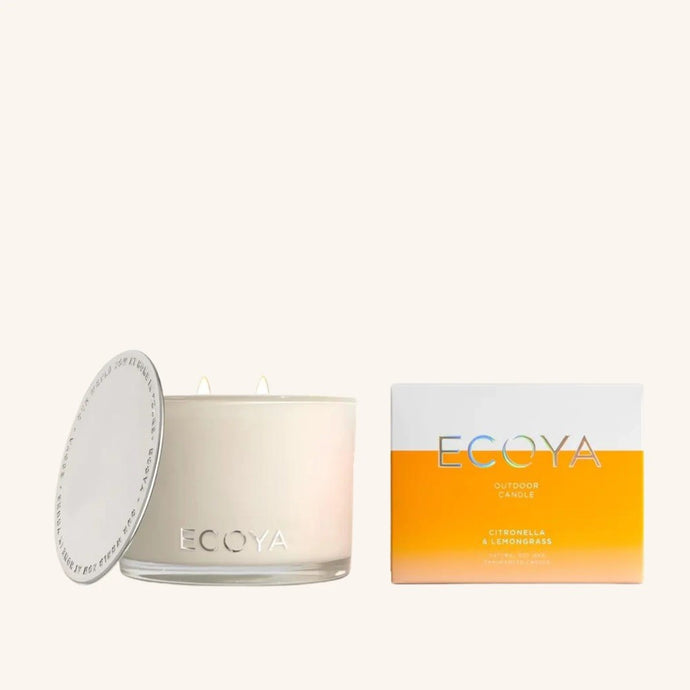 Ecoya Outdoor Candle 400g - Citronella & Lemongrass