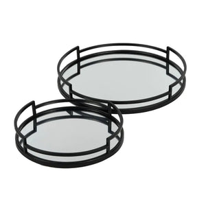 Coast to Coast Luther Metal Tray Large - Black