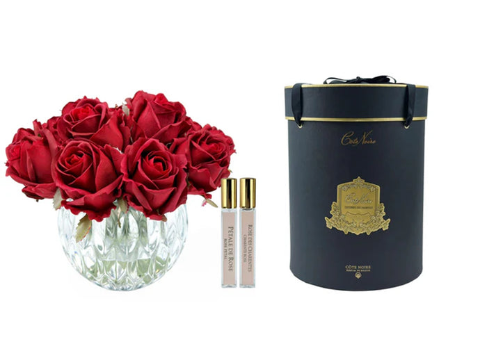 Cote Noire Luxury Round 13 Rose Bud Bouquet