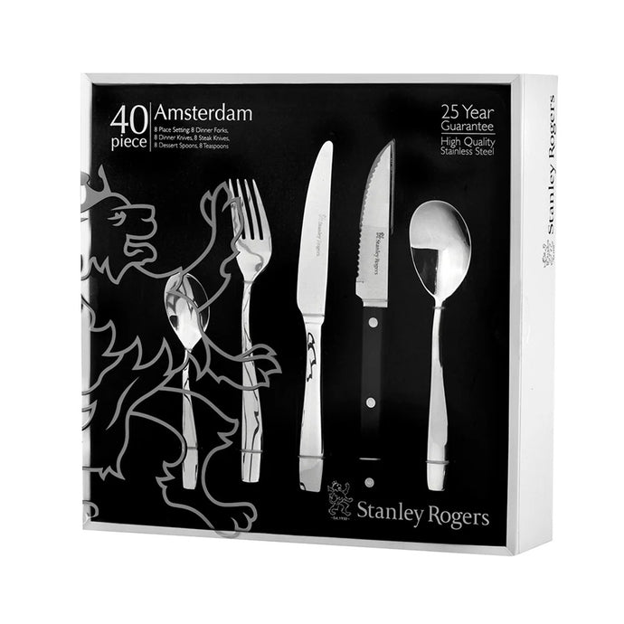 Stanley Rogers Amsterdam 40 Piece Cutlery Set