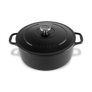 Chasseur Round French Oven 26cm/5l - Black