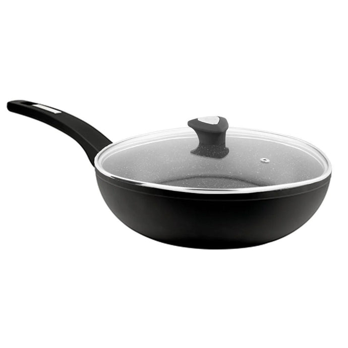 Marburg Forged Wok With Lid 32x9cm - ZOES Kitchen