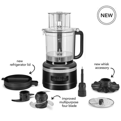 KitchenAid Food Processor Pro 9 Cup KFP0921 - Black Matte