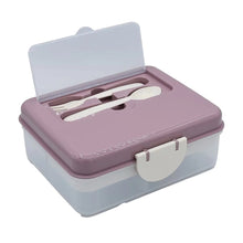 Load image into Gallery viewer, Melii Luxe 2-Tier Bento Box - Girl