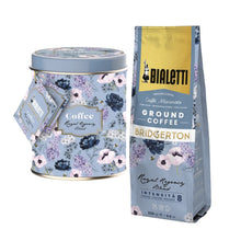 Load image into Gallery viewer, Bialetti Bridgerton Gift Tin &amp; Perfetto Moka Royal Regency 250g