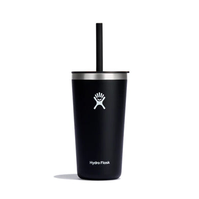 Hydro Flask All Around Tumbler with Straw Lid 20oz/591ml - Black