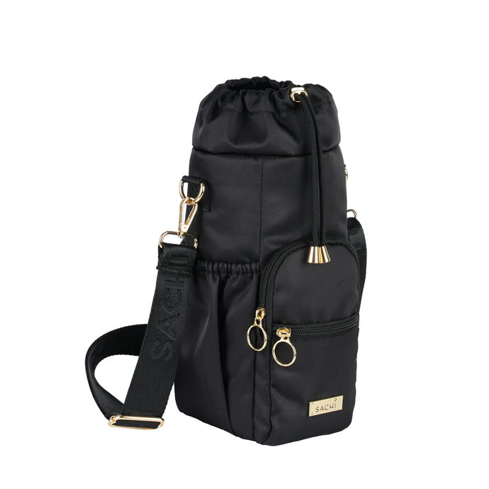 Crossbody Insulated Bottle Bag - Black