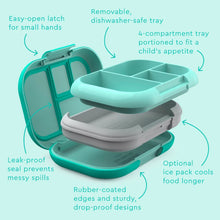 Load image into Gallery viewer, Bentgo Kid&#39;s Chill Leak Proof Bento Lunch Box - Aqua