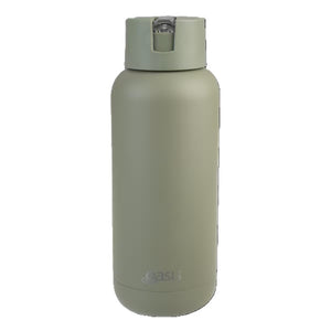 Oasis S/S Ceramic Moda Triple Wall Insulated Drink Bottle 1L - Olive Green