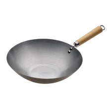 Load image into Gallery viewer, Pyrolux Carbon Steel Wok with Wood Handle - 30cm