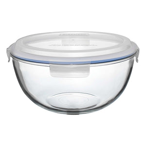 Glasslock Tempered Glass Mixing Bowl with Lid - 6L