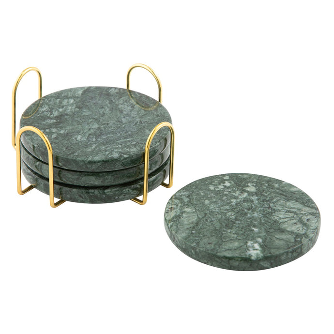 Ladelle Kira Green Coaster Set - 4 Piece