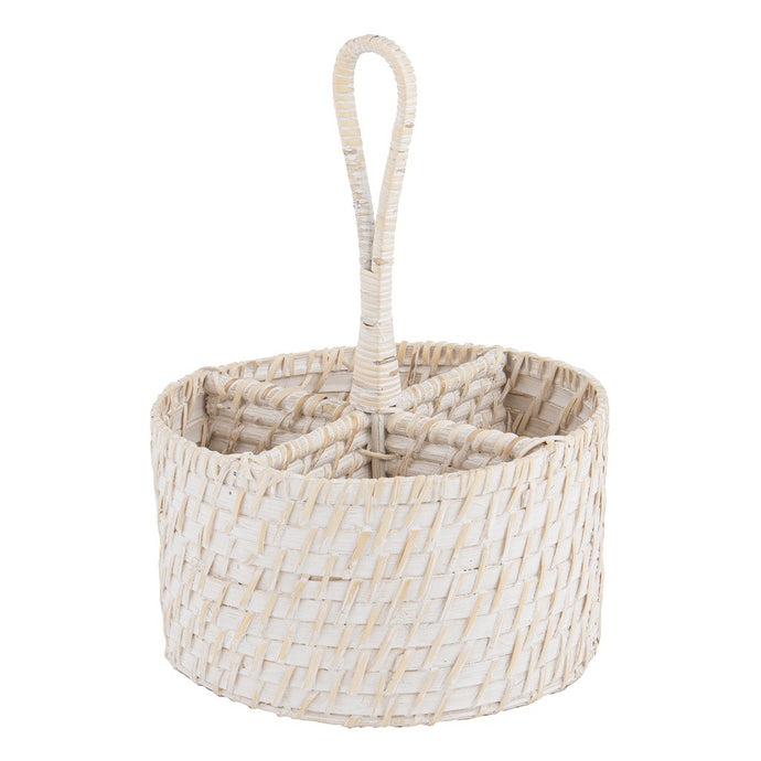 Ladelle Whitehaven Woven Utensil Caddy Holder