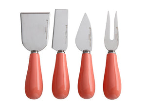 Maxwell & Williams Mezze Cheese Knife Set 4pc Coral GB - ZOES Kitchen