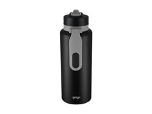 Load image into Gallery viewer, Maxwell &amp; Williams Getgo Double Wall Insulated Sip Bottle 1L Black Gift Boxed