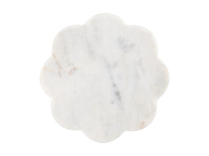 Maxwell & Williams Coaster Collective Scallop Marble Coaster 11.5cm White