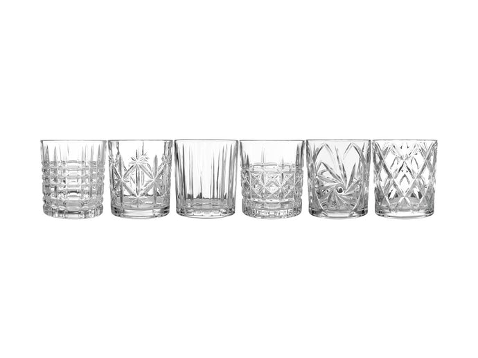 Maxwell & Williams Cocktail & Co Mixologist Double Old Fashion 320ML Set of 6 Gift Boxed