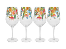 Load image into Gallery viewer, Maxwell &amp; Williams Royal Botanic Gardens Eucalyptus Bloom Wine Glass 500ML Set of 4 Gift Bo