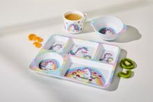 Load image into Gallery viewer, Maxwell &amp; Williams Jedda Robaard Magical Tales Melamine 3pc Dinner Set Unicorn Gift Boxed