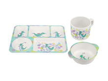 Load image into Gallery viewer, Maxwell &amp; Williams Jedda Robaard Magical Tales Melamine 3pc Dinner Set Dragon Gift Boxed