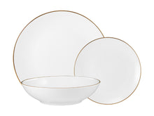 Load image into Gallery viewer, Maxwell &amp; Williams White Gold Coupe Dinner Set 12 Piece - Gift Boxed