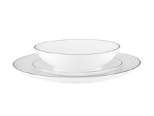 Load image into Gallery viewer, Maxwell &amp; Williams White Platinum Coupe Dinner Set 12pc Platinum Gift Boxed