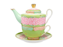 Load image into Gallery viewer, Maxwell &amp; Williams Wicked Pink Goes Good With Green Tea for One With Infuser 380ML Elphaba