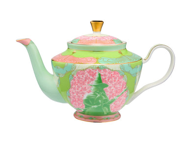 Maxwell & Williams Wicked Pink Goes Good With Green Teapot With Infuser 1L Elphaba Gift Box