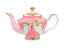 Load image into Gallery viewer, Maxwell &amp; Williams Wicked Pink Goes Good With Green Teapot With Infuser 500ML Glinda Gift B