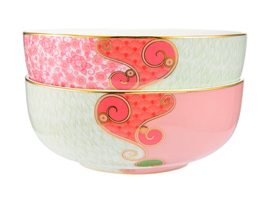 Maxwell & Williams Wicked Pink Goes Good With Green Bowl12.5x5cm Set of 2 Glinda Gift Boxed