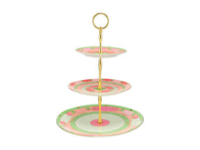 Load image into Gallery viewer, Maxwell &amp; Williams Wicked Pink Goes Good With Green 3 Tiered Cake Stand Glinda Gift Boxed