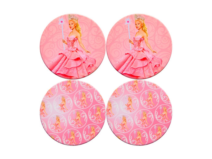 Maxwell & Williams Wicked Magical Ceramic Coaster 10cm Set of 4 Glinda Gift Boxed