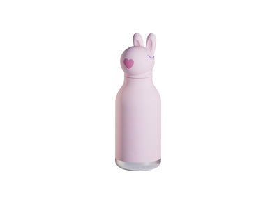 Maxwell & Williams Asobu Bestie Bottle Bunny Double Wall Insulated Bottle 460ML Pink