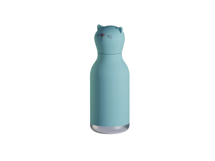 Maxwell & Williams Asobu Bestie Bottle Cat Double Wall Insulated Bottle 460ML Teal