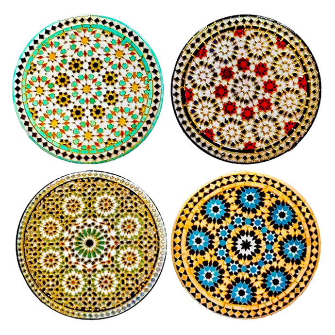 Elbaz Ceramic Coaster Floral - Set of 4