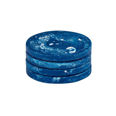 CTC Kip Set of 4 Resin Coasters 10cm - Cobalt