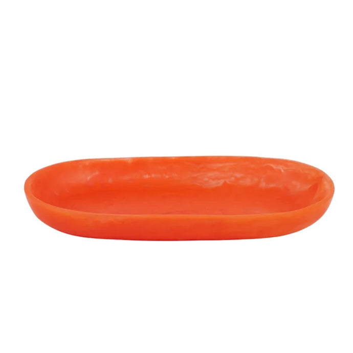 Assemble Kip Resin Oval Tray 25.5x14cm - Tomato