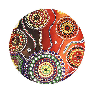 Banksia Red Aboriginal Art Unity Tin - Jersey Caramel Fudge 200g