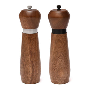 St. Clare Set of Acacia Wood Salt & Pepper Grinders - 20cm