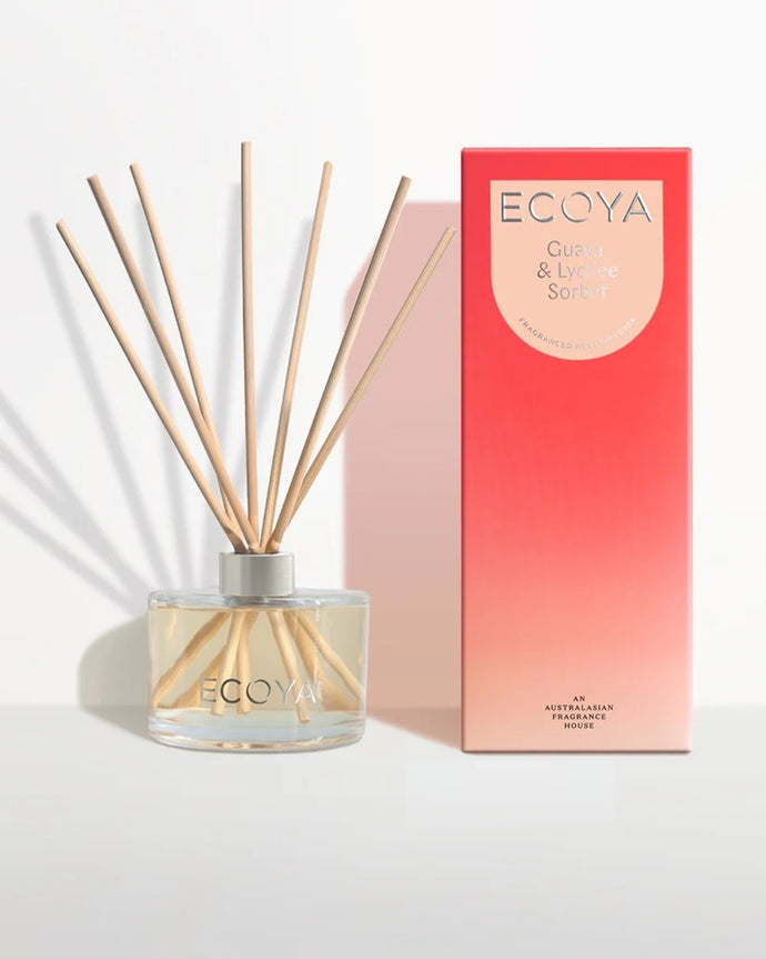 Ecoya Reed Diffuser 200ml - Guava & Lychee