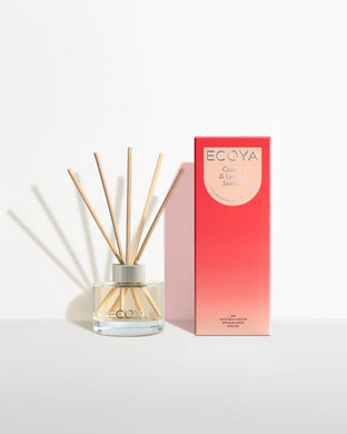 Ecoya Mini Reed Diffuser 50ml - Guava & Lychee