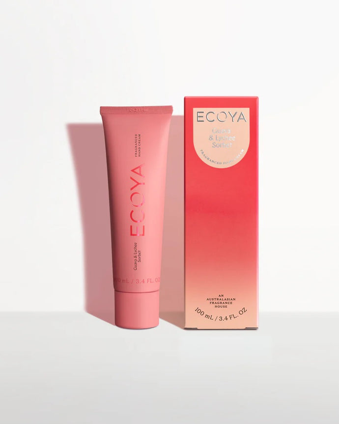 Ecoya Hand Cream 100ml - Guava & Lychee Sorbet