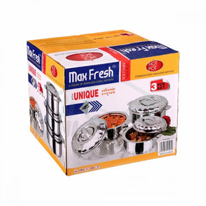 Max Fresh Food Warmer 3 Piece Set - 1.5/2.5/3.5L