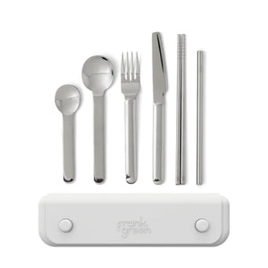 Frank Green Stainless Steel cutlery with Silicone pouch Cloud