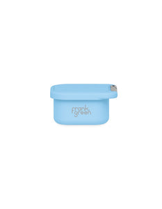 Frank Green Snack Container with Silicone Lid Sky Blue