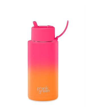 Frank Green Ceramic 34oz Straw Bottle - Summer Sunset