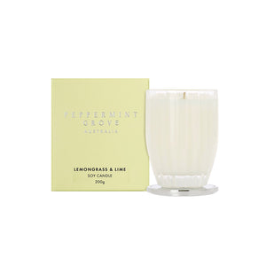 Peppermint Grove Candle 200g - Lemongrass & Lime